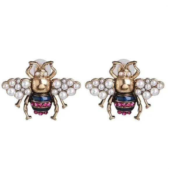 🐝 Betsey Johnson stunning bumble bee studs 🐝 - Picture 4 of 4